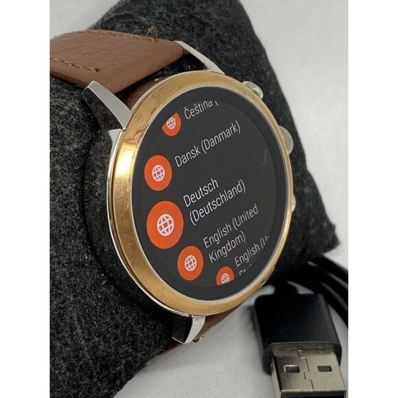 Fossil Gen 4 Authentic Digital Dial Smart Watch Custom Band FTW6016 LT329 - Picture 5 of 12